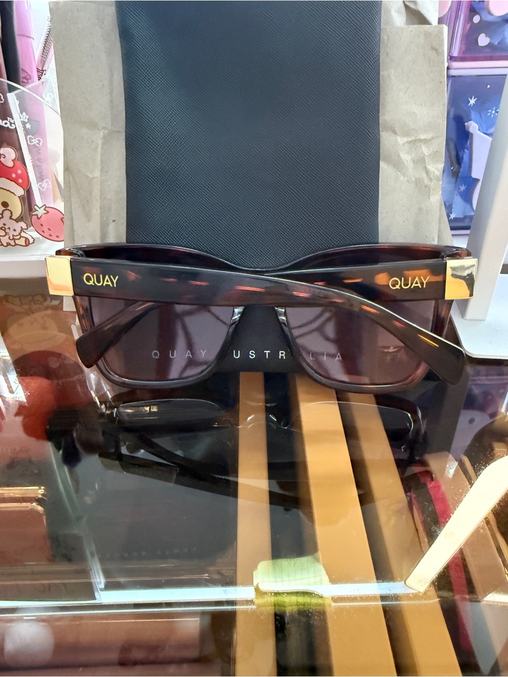 Quay Australia Tortoiseshell After Party Sunglasses